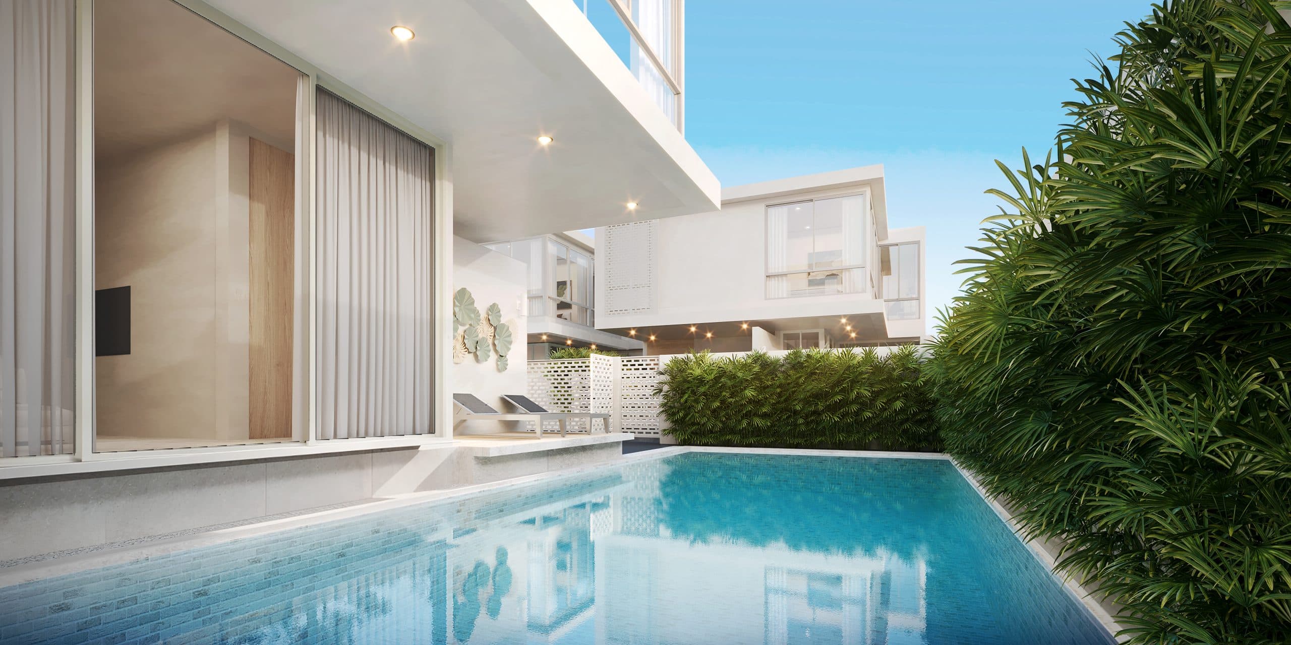 Private swimming pool